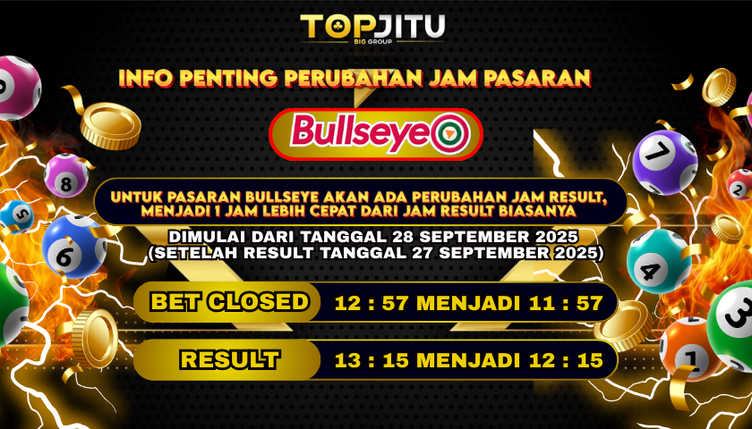 PERUBAHAN JAM RESULT BULLSEYE